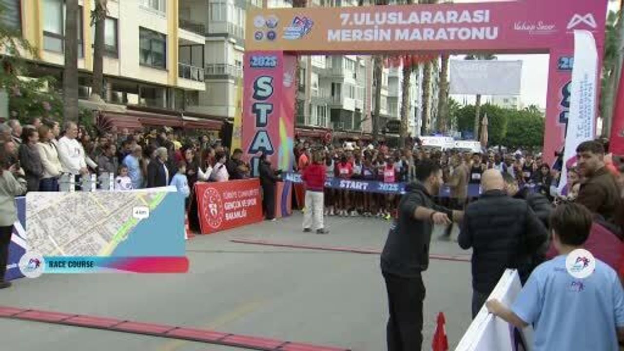 7. Uluslararası Mersin Maratonu Gururla Başladı
