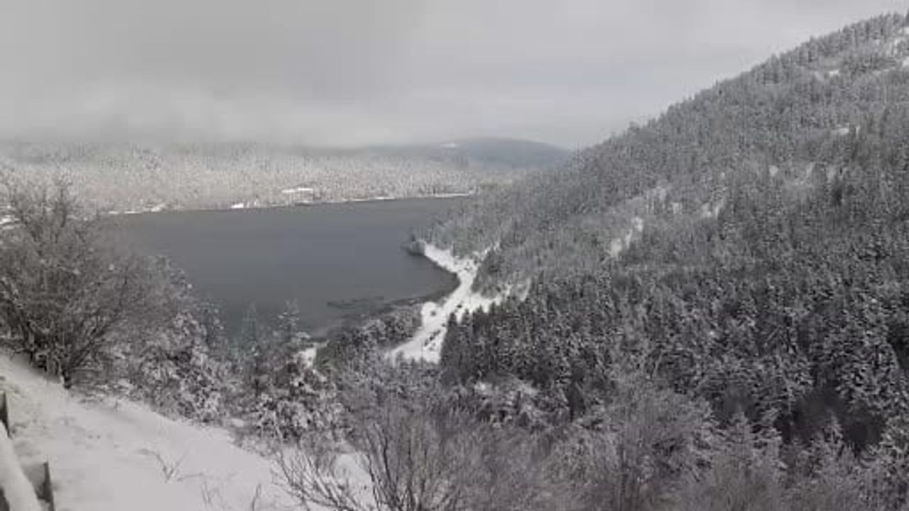 Abant Gölü'nde Kış Tatili Krizi