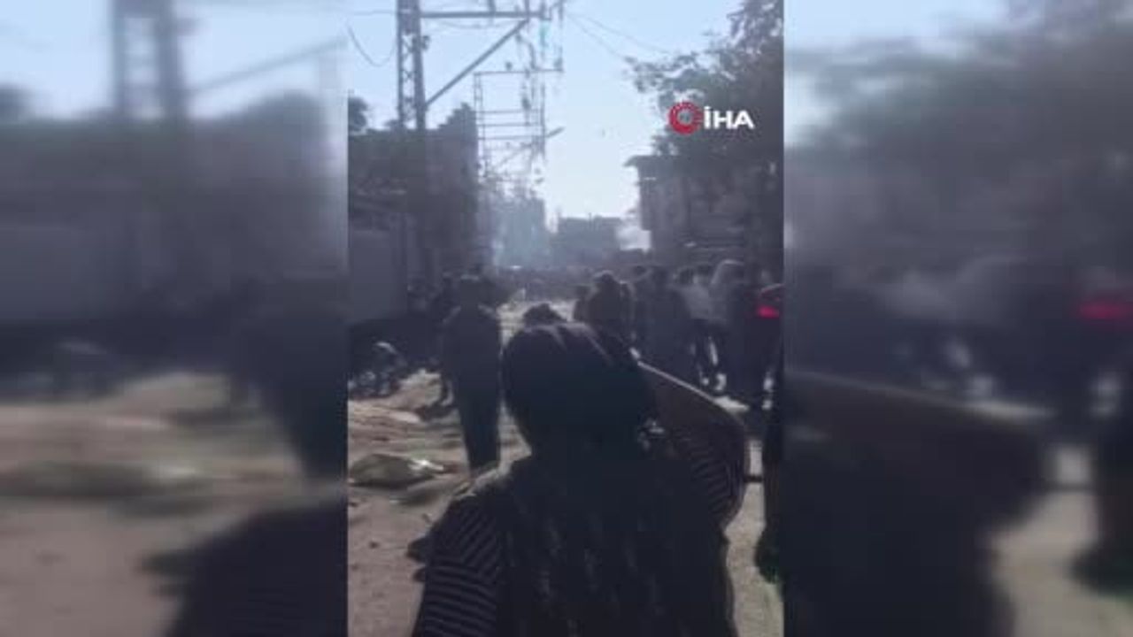 Adana'da Mahallede Taşlı Sopalı Kavga