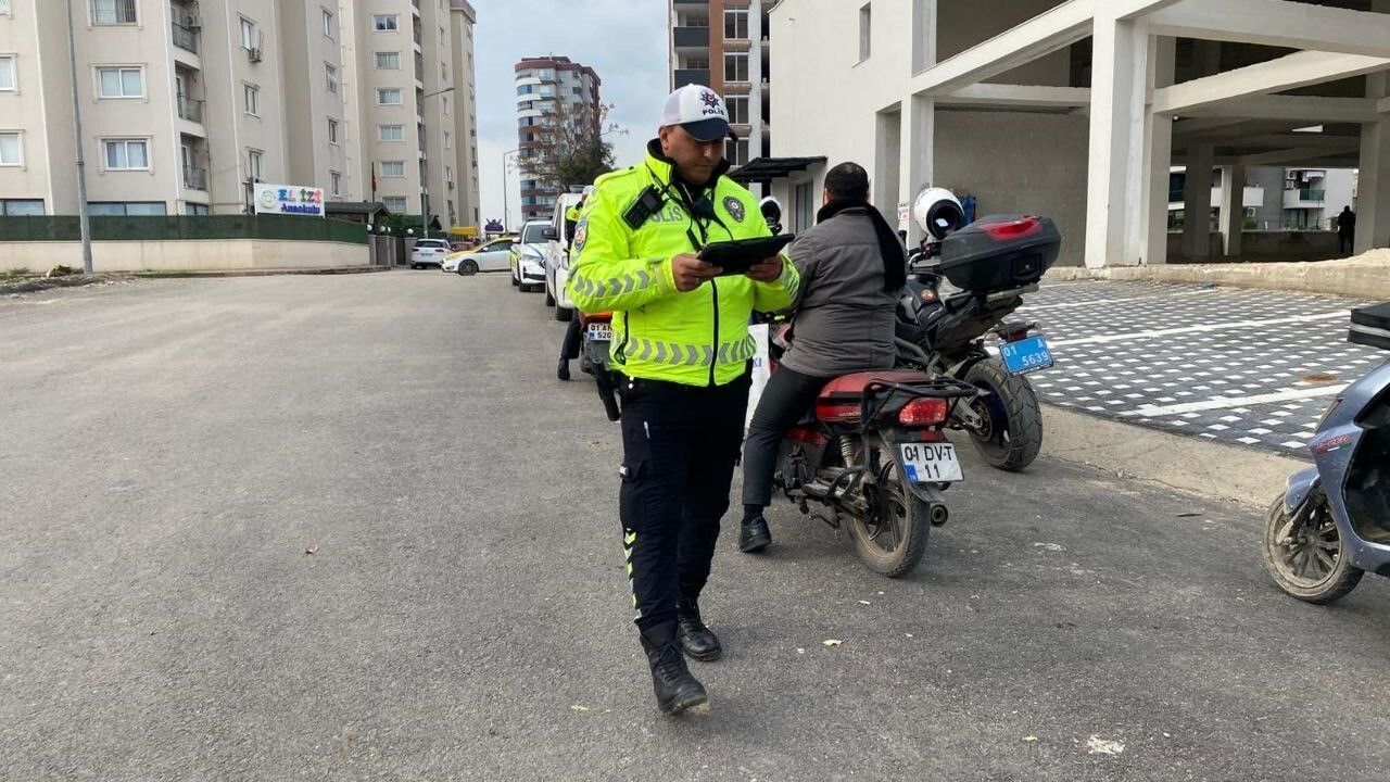 Adana'da Motosiklet Denetimi: Ceza Tutarı 623 Bin TL'yi Buldu