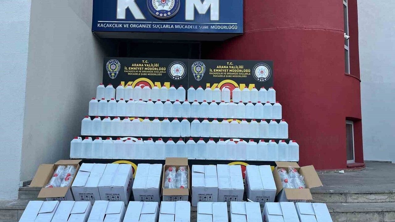 Adana'da Yılbaşı Öncesi Kaçak İçki Operasyonu