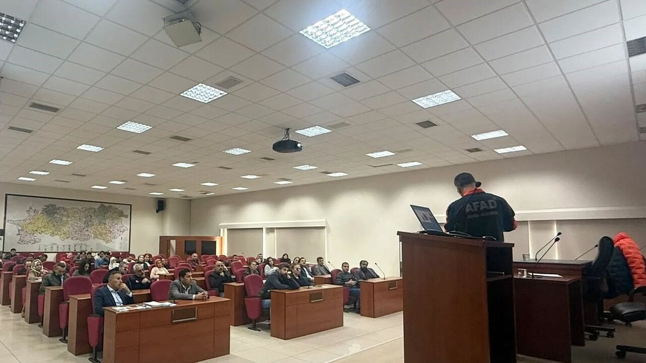 AFAD'dan Personeline Afet Farkındalık Eğitimi ve Tatbikat