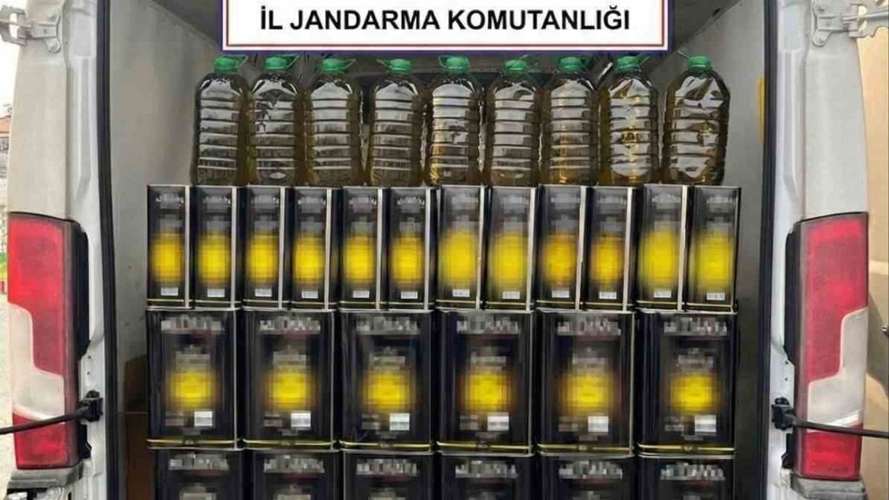 Afyonkarahisar’da 655 Litre Sahte Zeytinyağı Ele Geçirildi