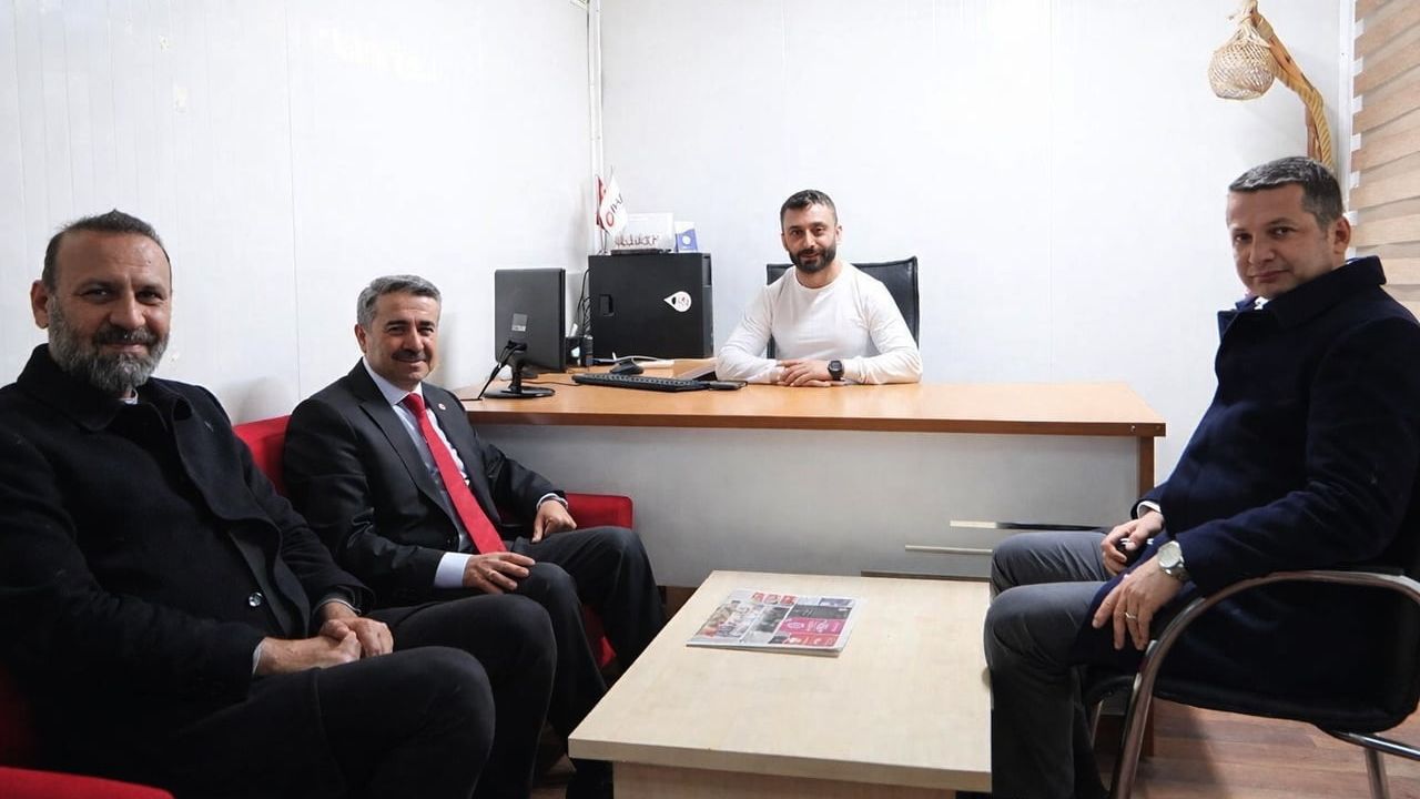 AK Parti Milletvekili Alkayış İHA Adıyaman Bürosunu Ziyaret Etti