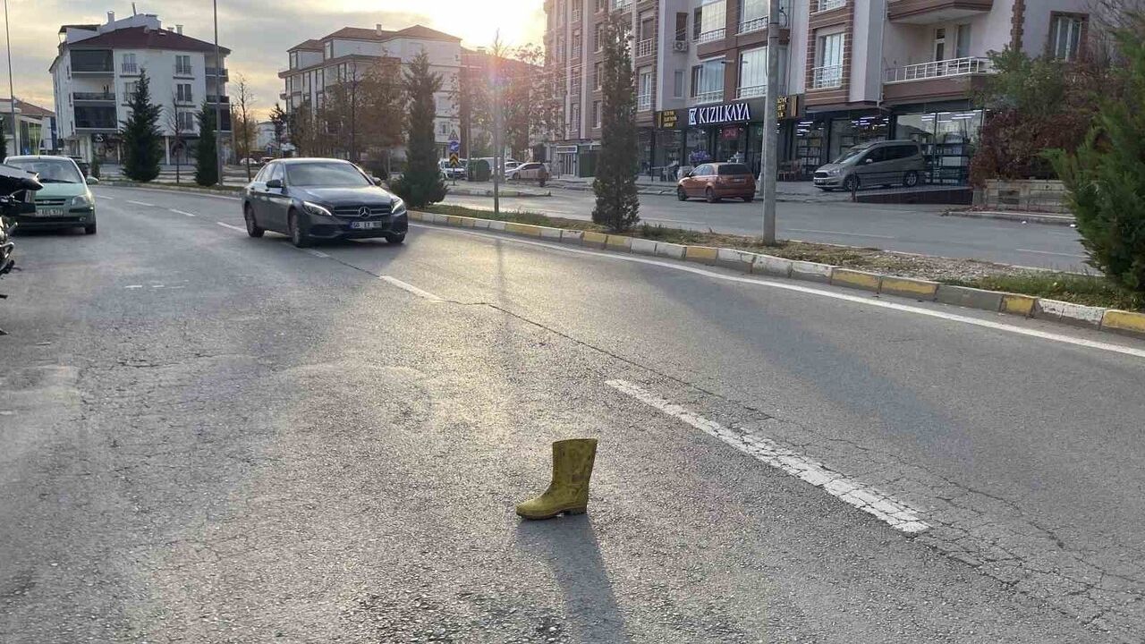 Aksaray'da İlginç Yol Güvenliği Önlemi