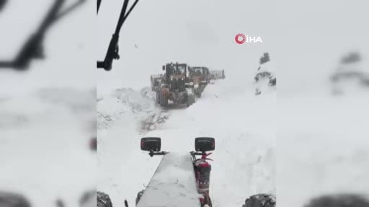 Aksu Yaylası'nda Çığ Tehlikesi