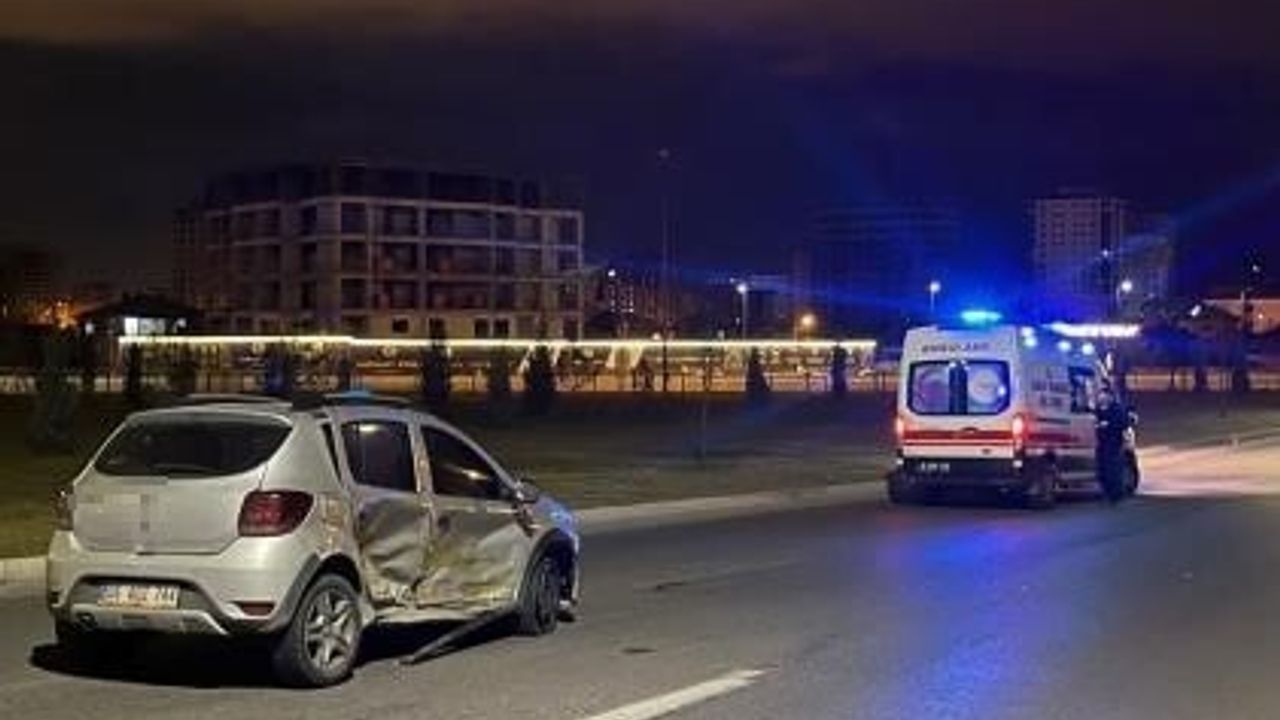 Alkollü Sürücü Kaza Sonrası Ekiplerle Zor Anlar Yaşadı