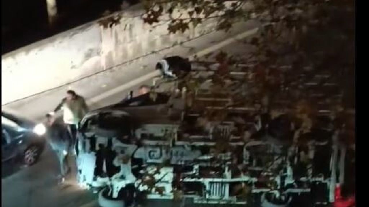 Alkollü Sürücünün Kaza Anları Kameralara Yansıdı