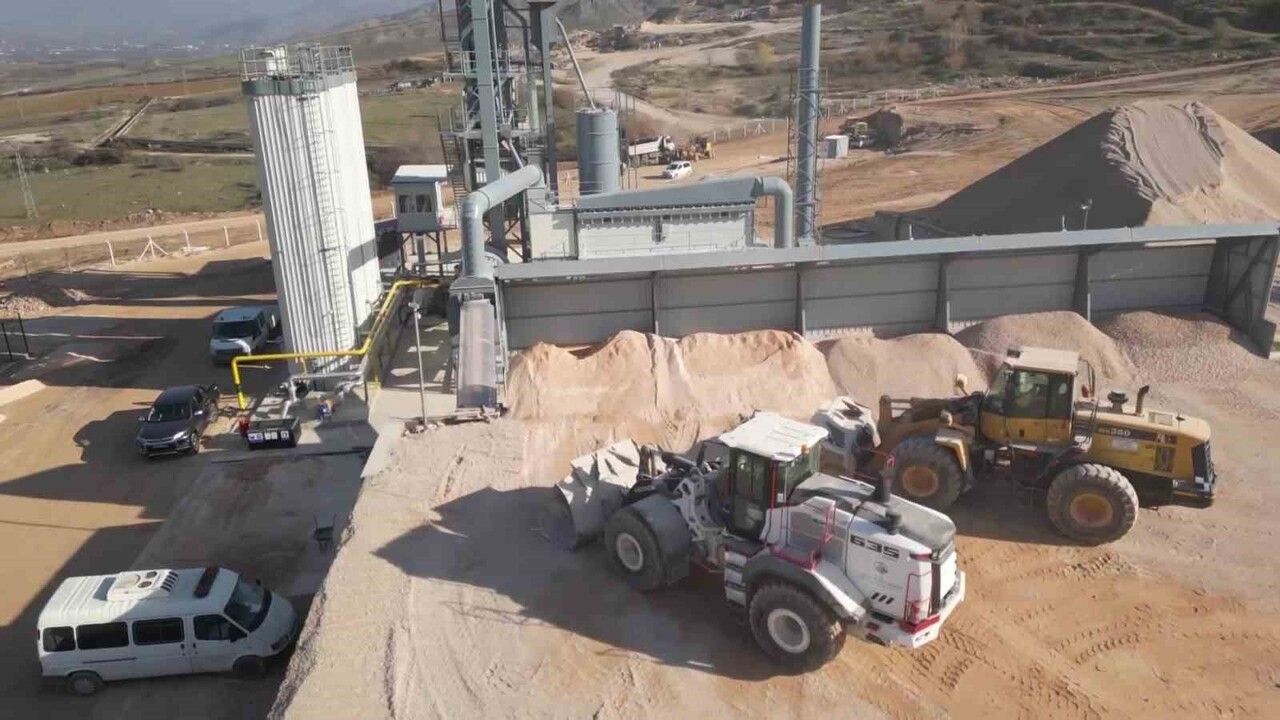 Amasya'da Yeni Asfalt Plenti ve Konkasör Tesisi İle Tasarruf Sağlanacak
