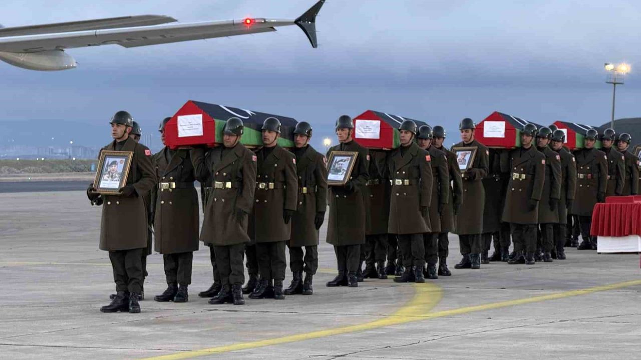 Ankara'da Uçak Kazasında Hayatını Kaybeden Libyalı Askerler Uğurlandı