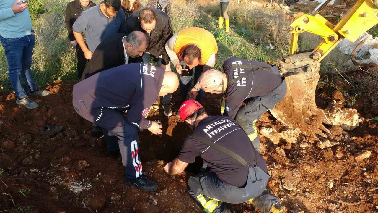 Antalya'da Kaybolan İki Koyun 5 Metrelik Kuyudan Kurtarıldı