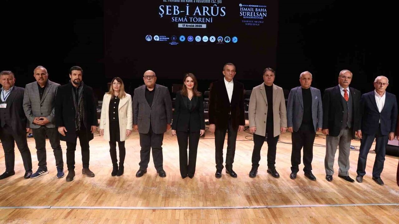 Antalya'da Mevlânâ Anma Töreni Düzenlendi