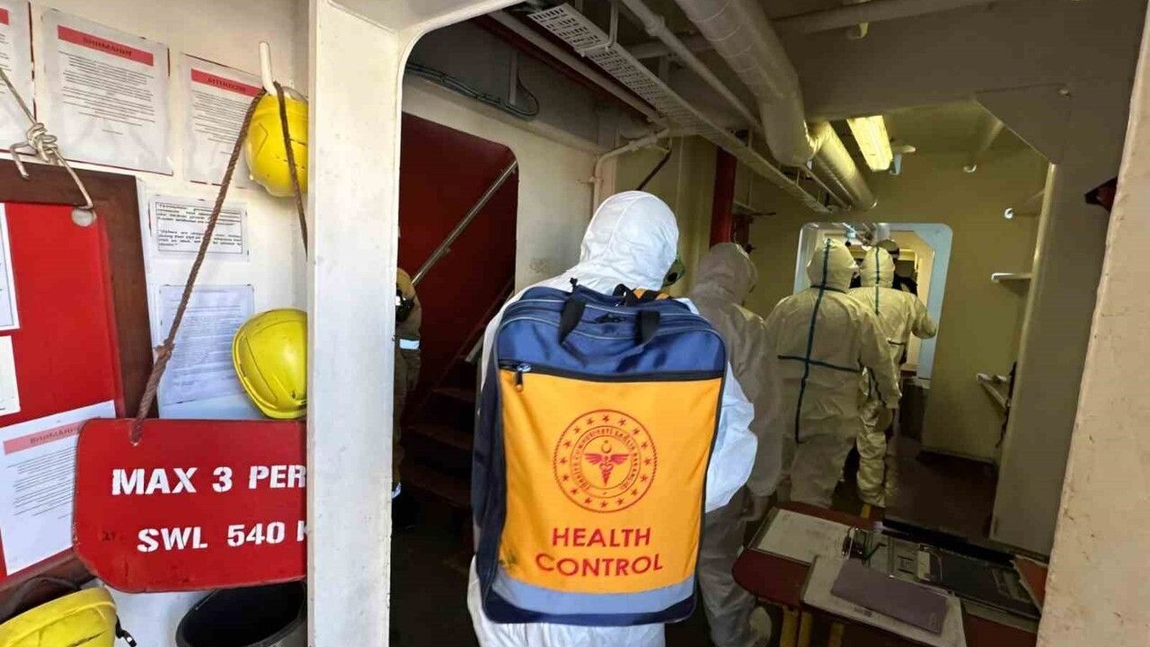 Antalya Limanı'nda Halk Sağlığı Acil Durum Tatbikatı