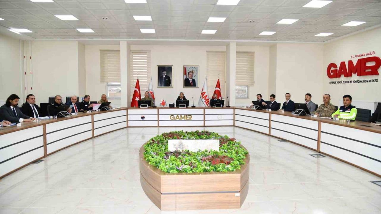 Ardahan'da Güvenlik Koordinasyon Toplantısı