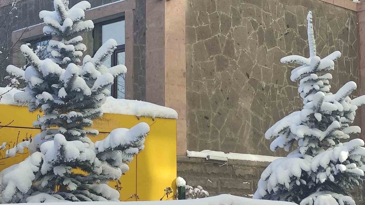 Ardahan'da Kar Yağışı ve Kartpostallık Manzaralar