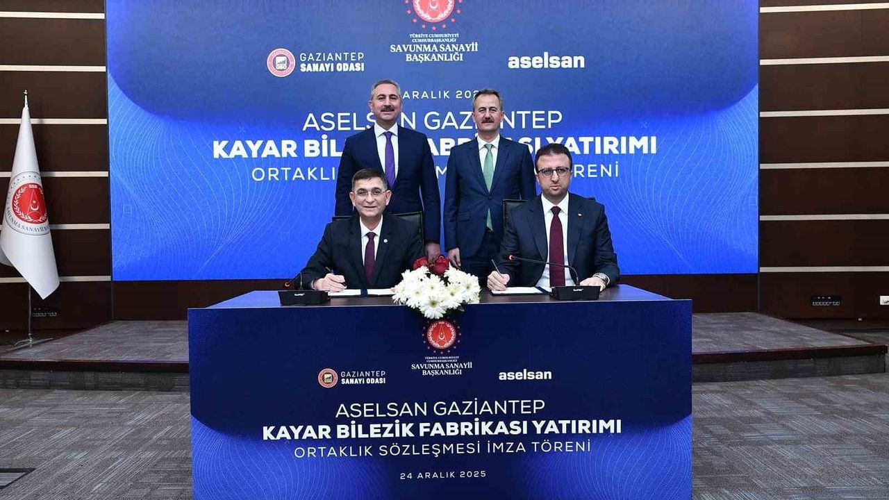 Aselsan Gaziantep Kayar Bilezik Fabrikası için İmzalar Atıldı