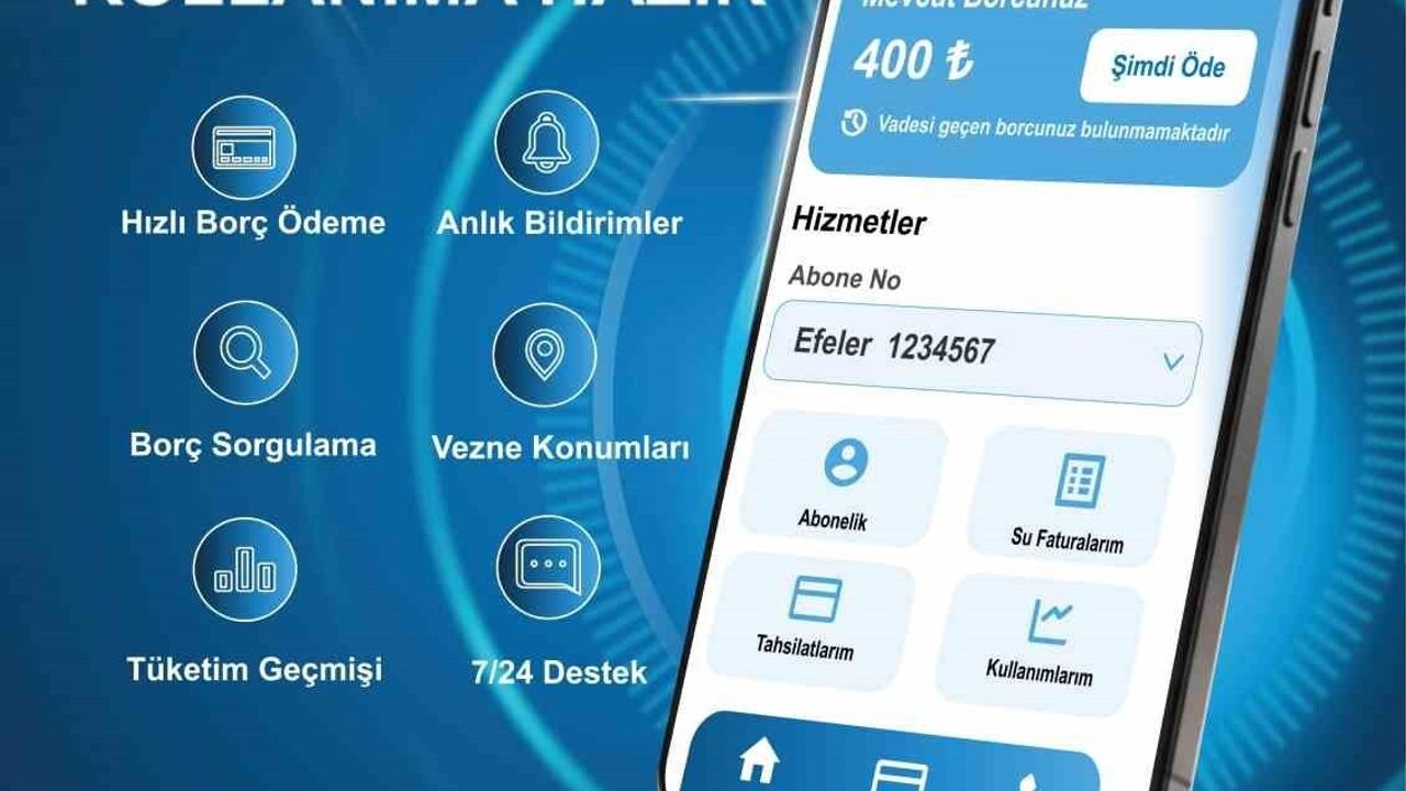 ASKİ Mobil Uygulaması ile Su Aboneliği Kolaylaşıyor