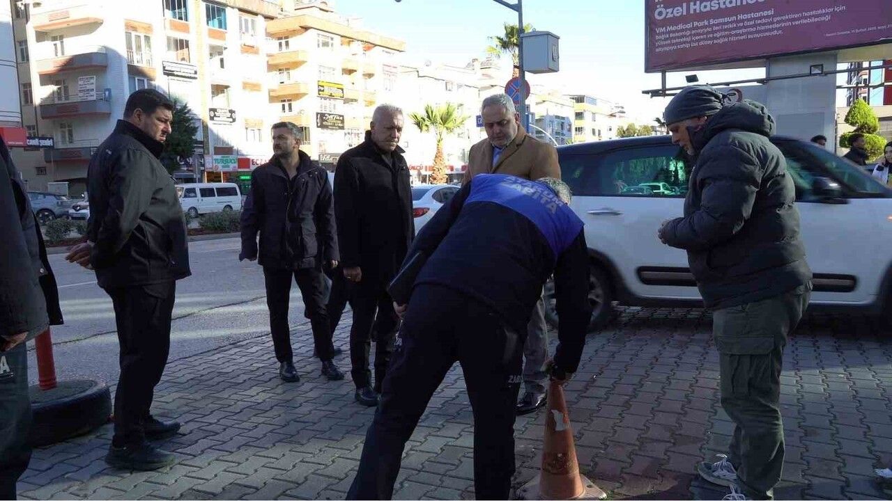 Atakum'da Kaldırım İşgallerine Karşı Sıkı Denetim