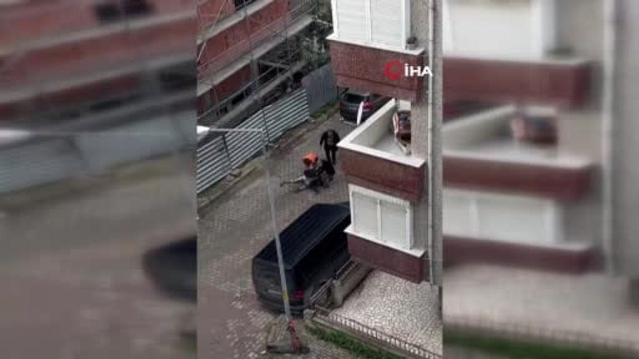 Avcılar'da İnşaat Kavgası: Örümcek Adam Gibi İndi