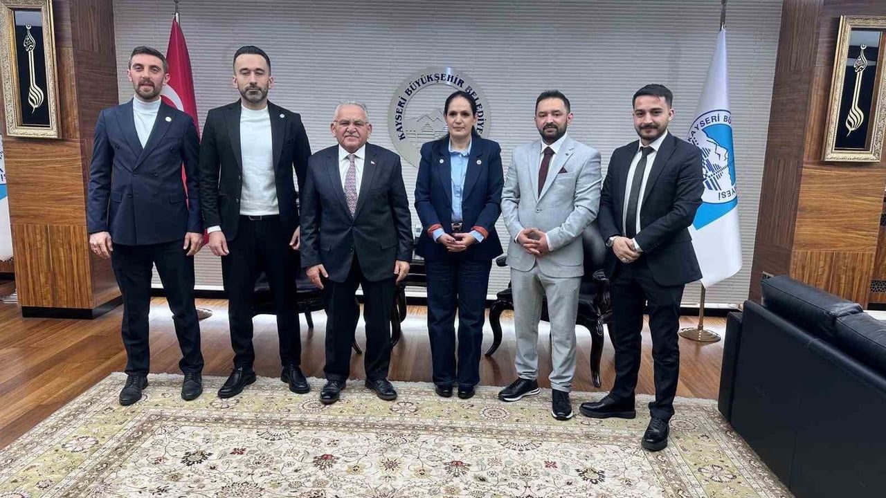 Avrupa Kayserili İşverenler Birliği'nden Başkan Büyükkılıç'a Ziyaret