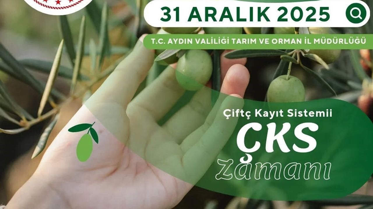 Aydın Tarım Müdürlüğü'nden Üreticilere ÇKS Uyarısı