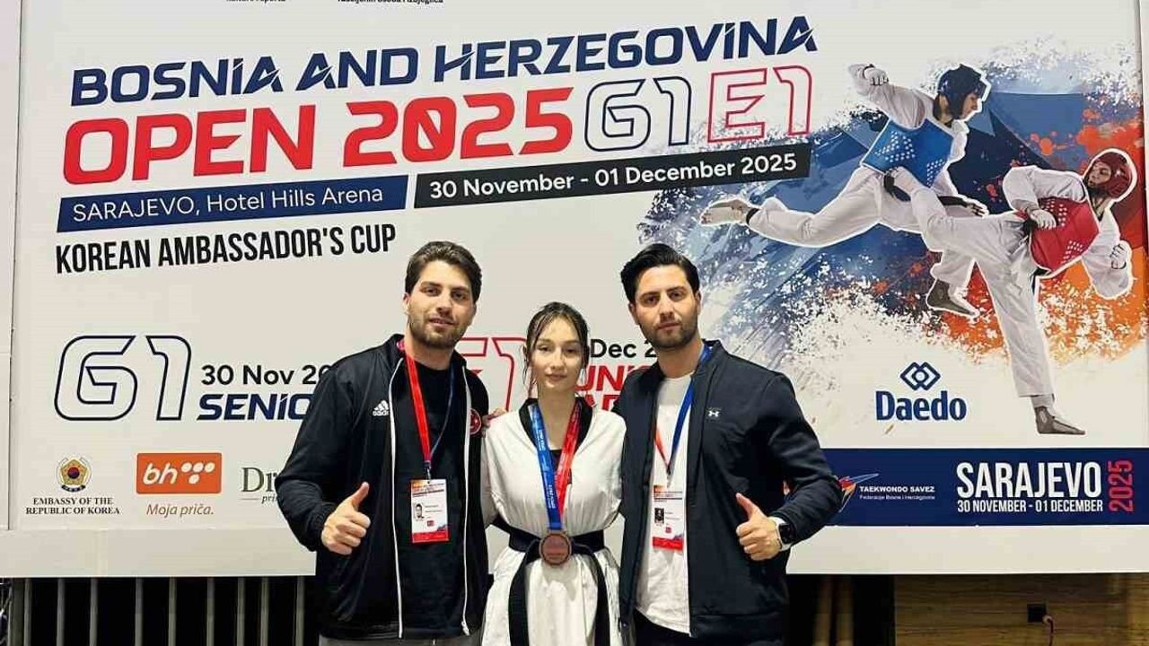 Ayşe Kavlak Bosna Hersek’te Taekwondo'da Üçüncülük Elde Etti