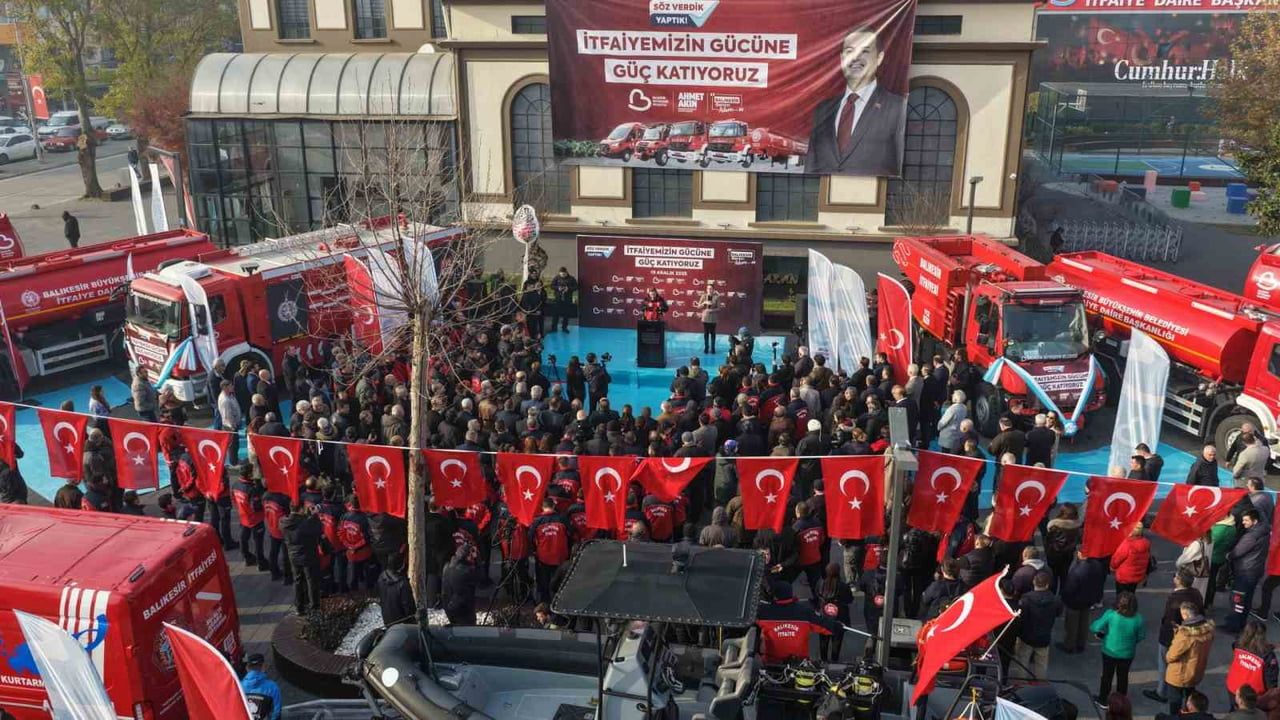 Balıkesir İtfaiyesi Gücüne Güç Katıyor