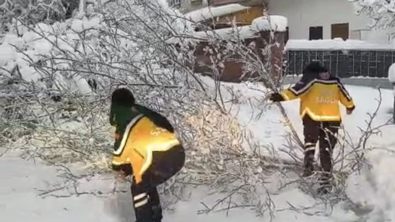 Bartın'da Kar Yağışı Sonrası 265 Hastaya Müdahale