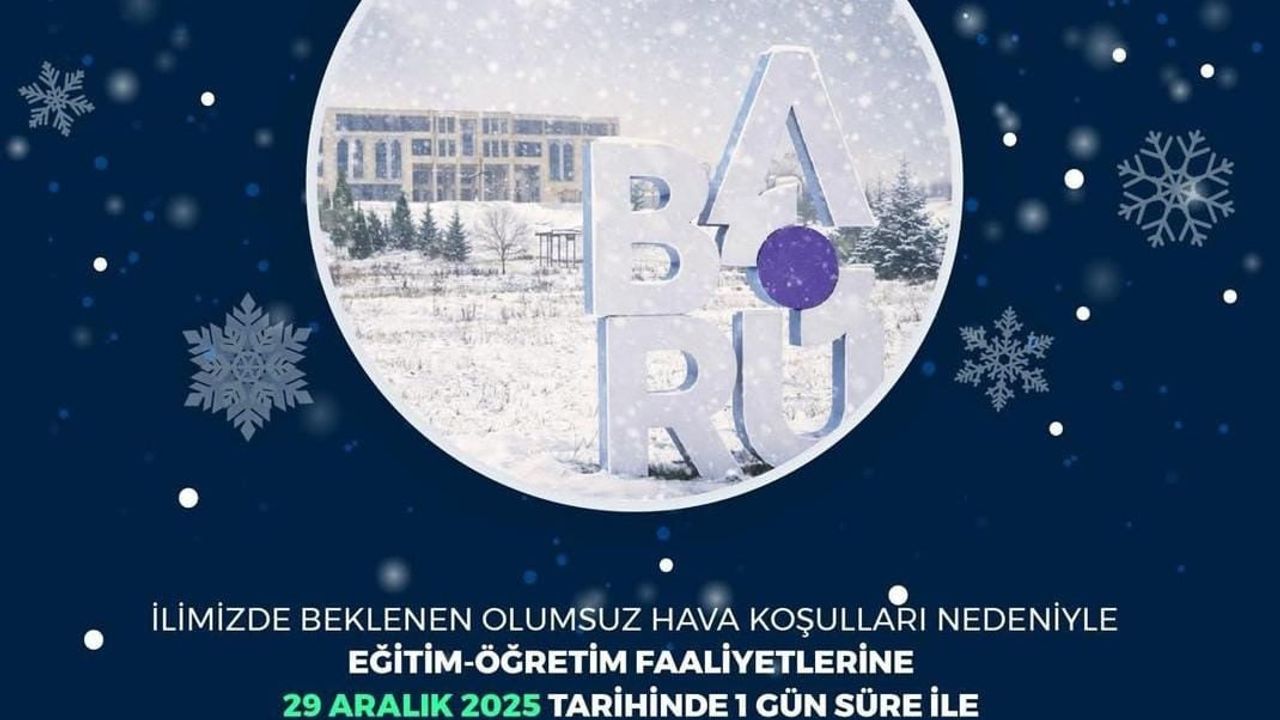 Bartın Üniversitesi'nde Eğitime 1 Gün Ara Verildi