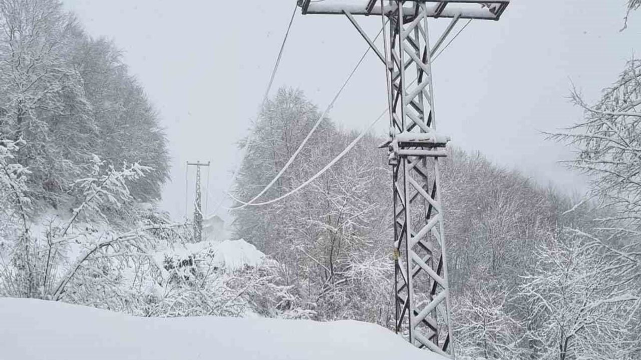 Batı Karadeniz'de Kış Şartlarına Direnen Enerji Çalışmaları