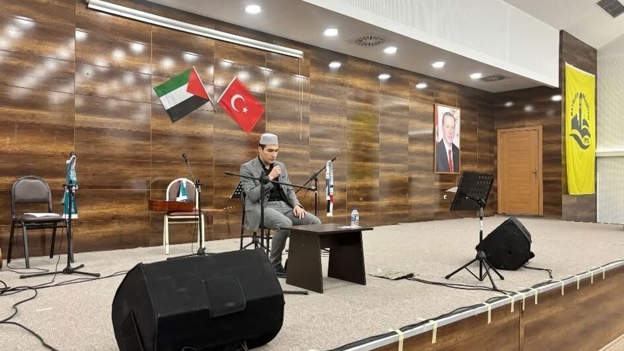 Bayburt'ta Filistin İçin Dayanışma Konseri Düzenlendi