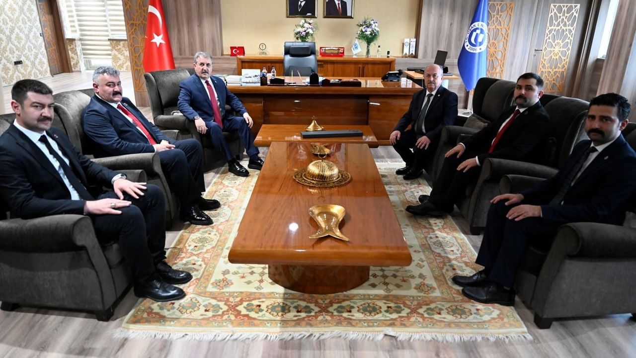 BBP Genel Başkanı Destici'den UÜ Rektörü Demir'e Ziyaret