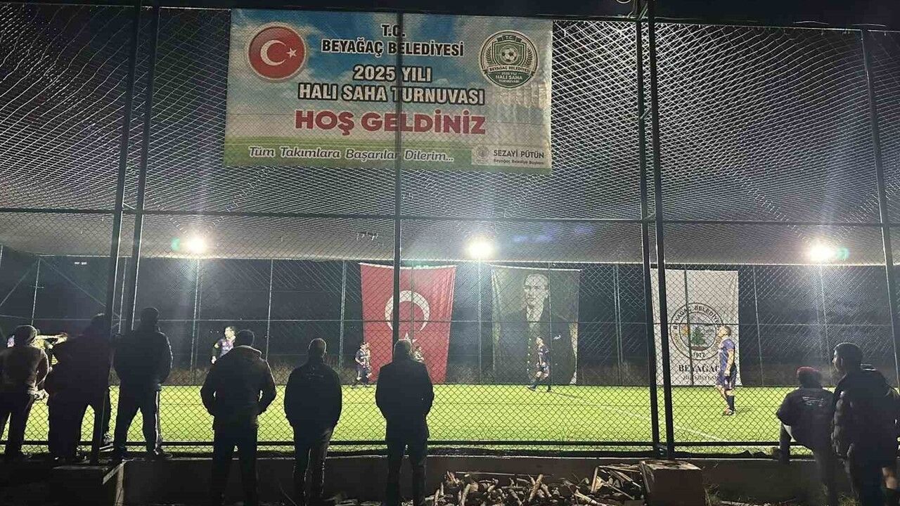 Beyağaç Belediyesi 2025 Halı Saha Turnuvası Coşkuyla Başladı