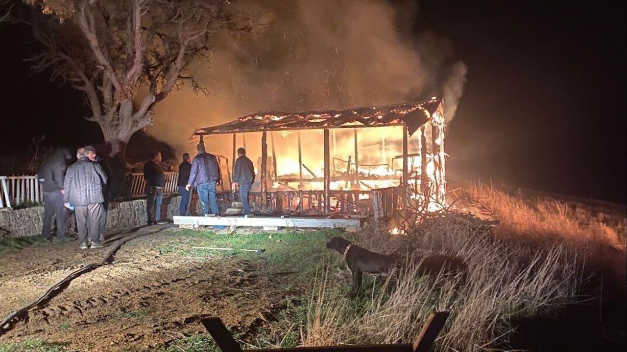 Bilecik'te Benzinle Mangal Yangını: Bağ Evi Kül Oldu