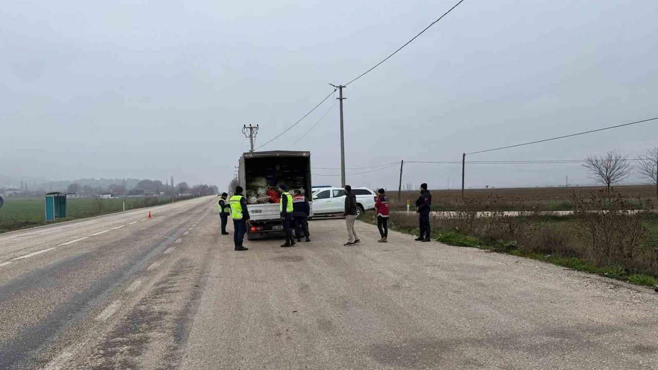 Bilecik'te Hayvan Nakillerine Denetim Uygulaması
