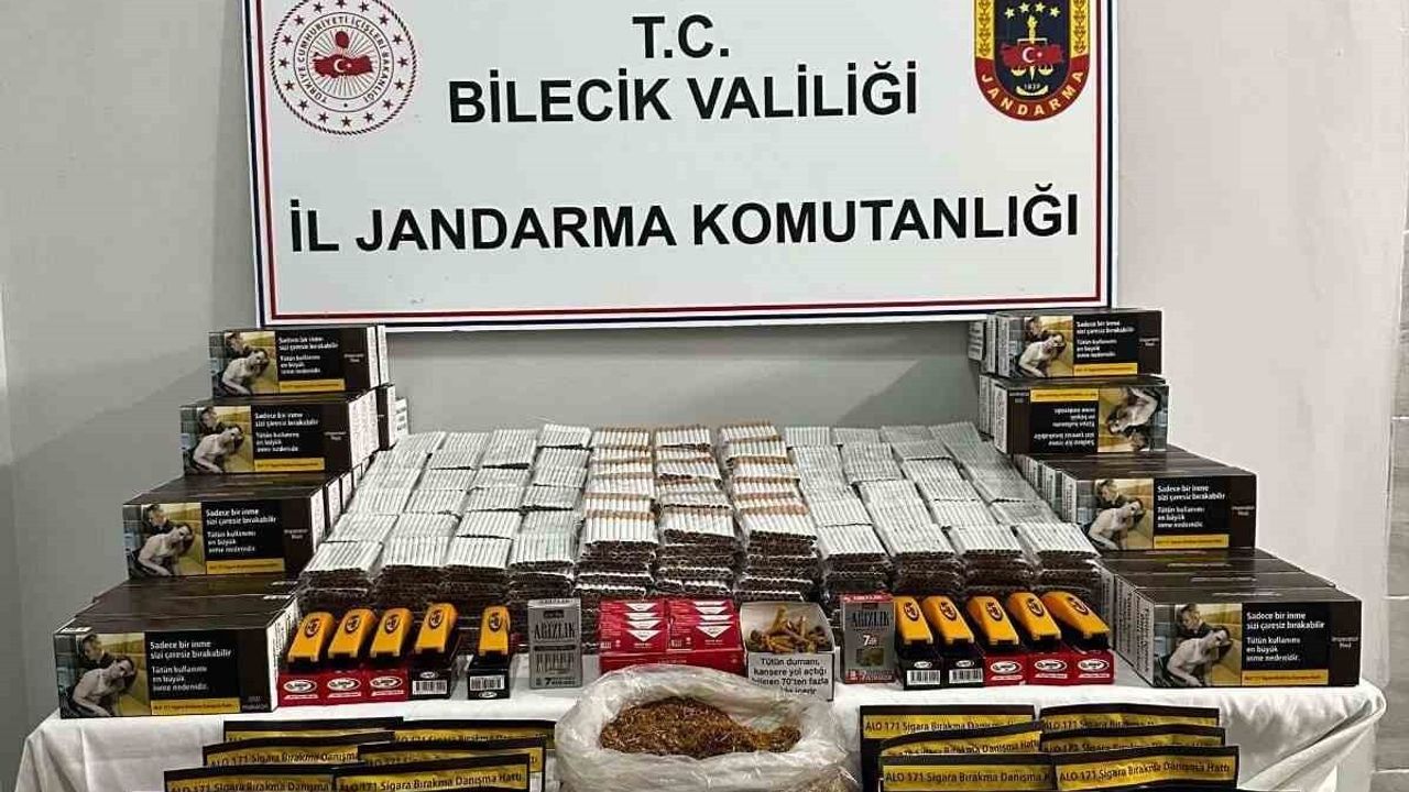 Bilecik’te Kaçak Tütün Operasyonu