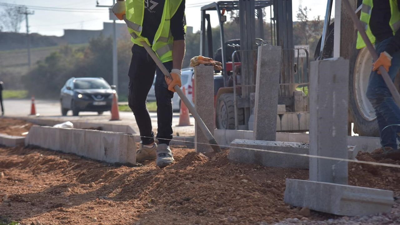 Bilecik'te Kaldırım Çalışmaları Sonunda Tamamlandı