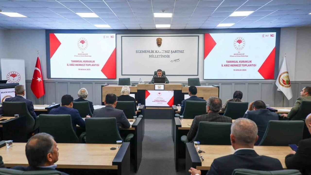 Bilecik'te Kuraklık Kriz ve Hayvanları Koruma Toplantıları Yapıldı