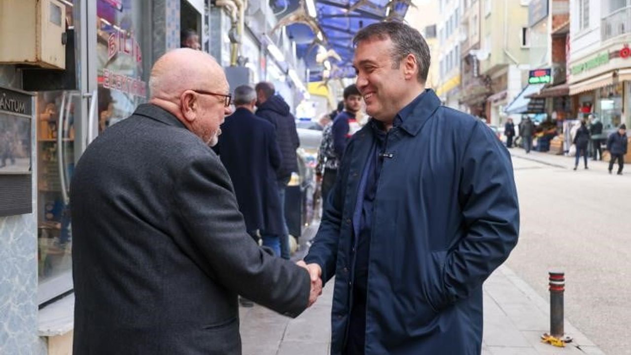 Bilecik Valisi Faik Oktay Sözer, Esnafı Ziyaret Etti