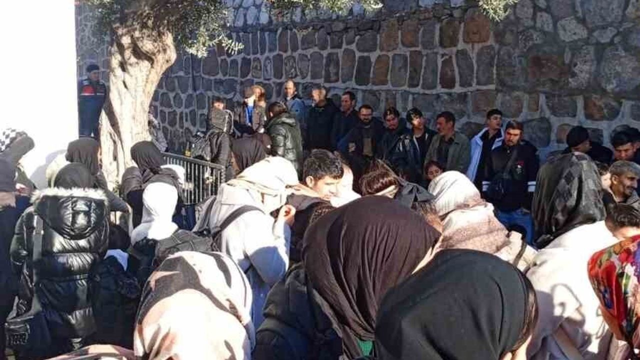 Bodrum'da Düzensiz Göçmen Operasyonu