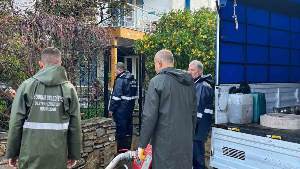 Bodrum'da Sel Felaketi: Zararlar Sarılıyor