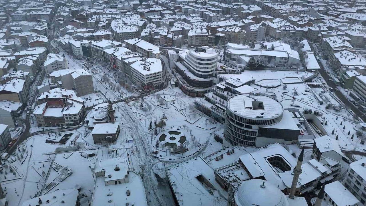 Bolu'da Kartpostallık Kar Manzaraları