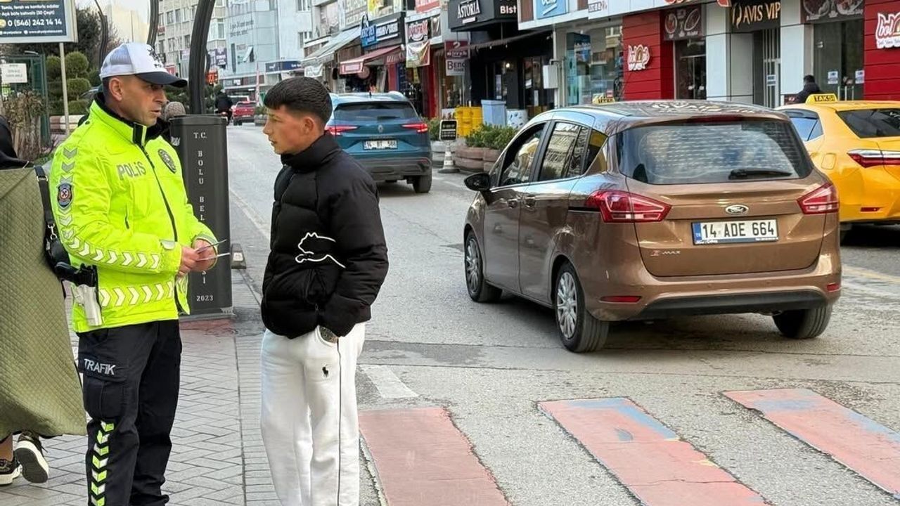 Bolu'da Yayalar İçin Trafik Eğitimi