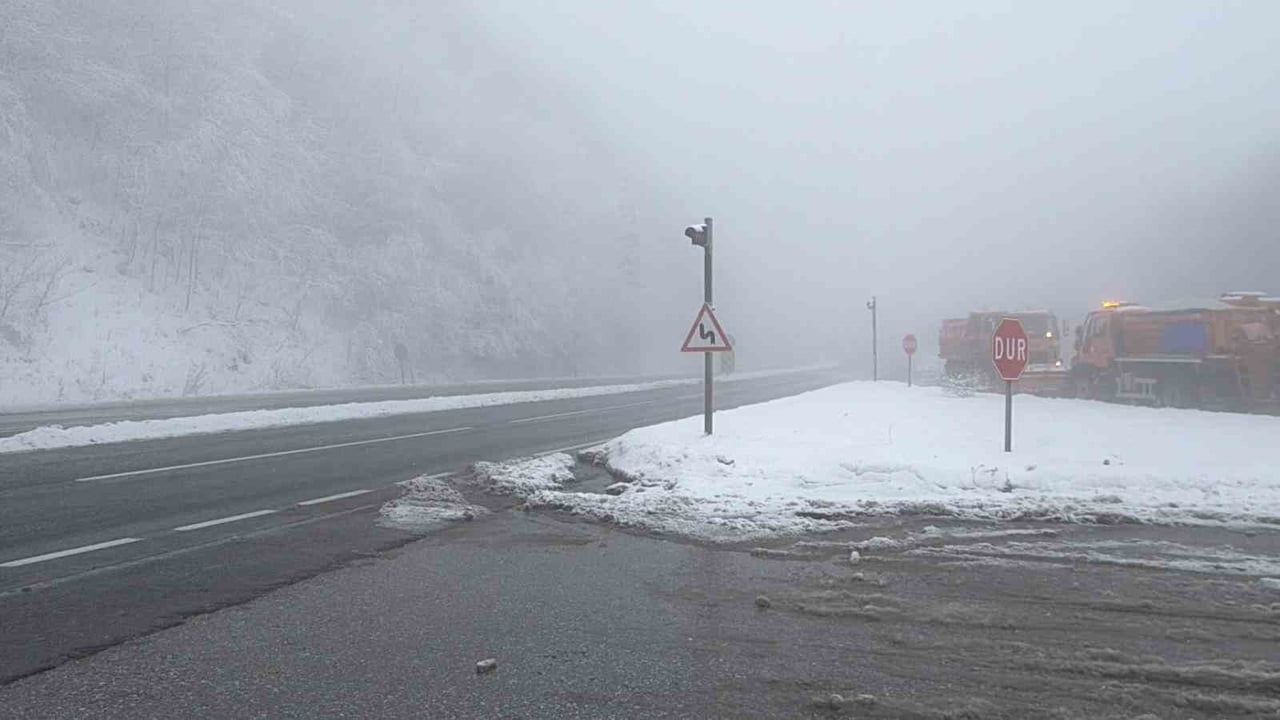 Bolu Dağı'nda Kar ve Sis Etkisi