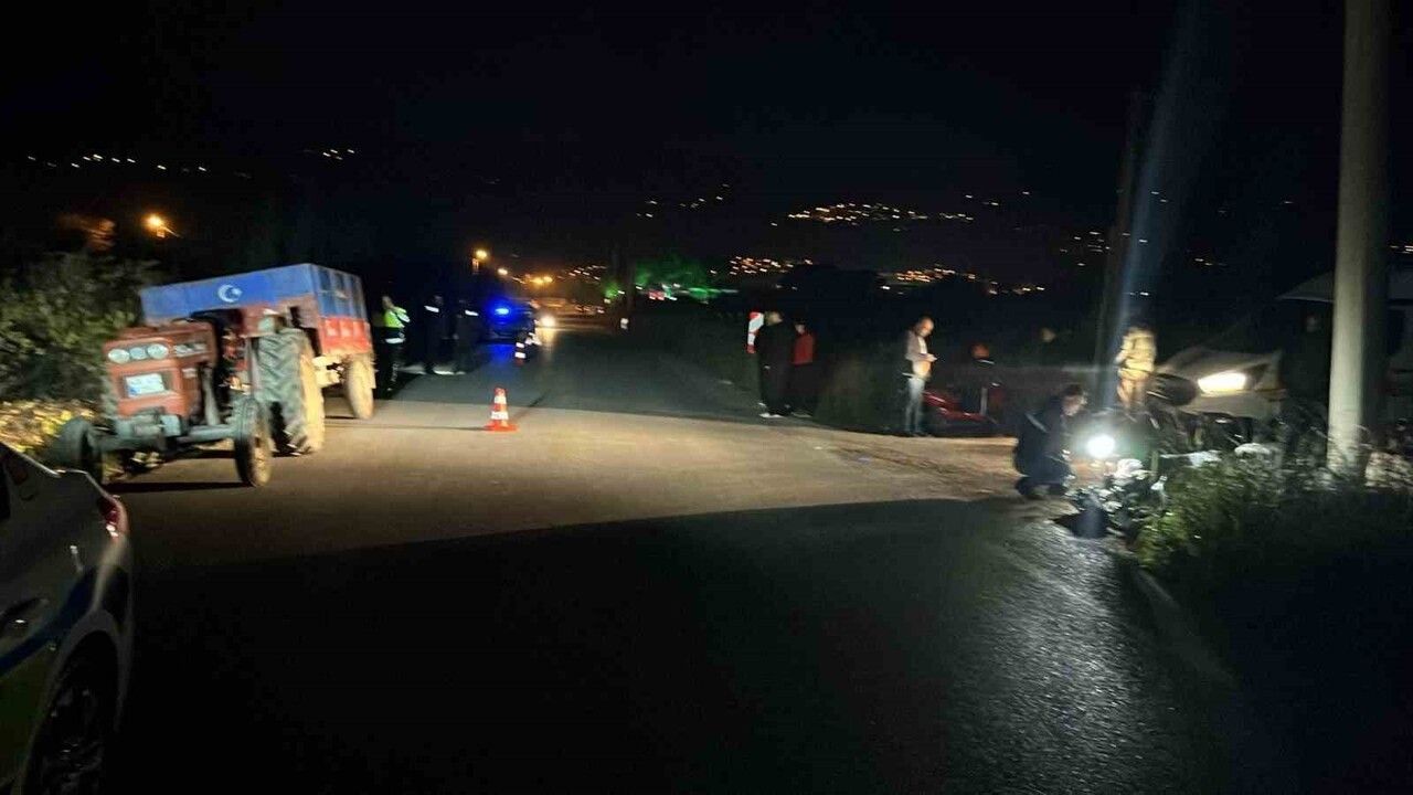 Bozdoğan'da Motosiklet-Traktör Çarpışması: 1 Can Kaybı