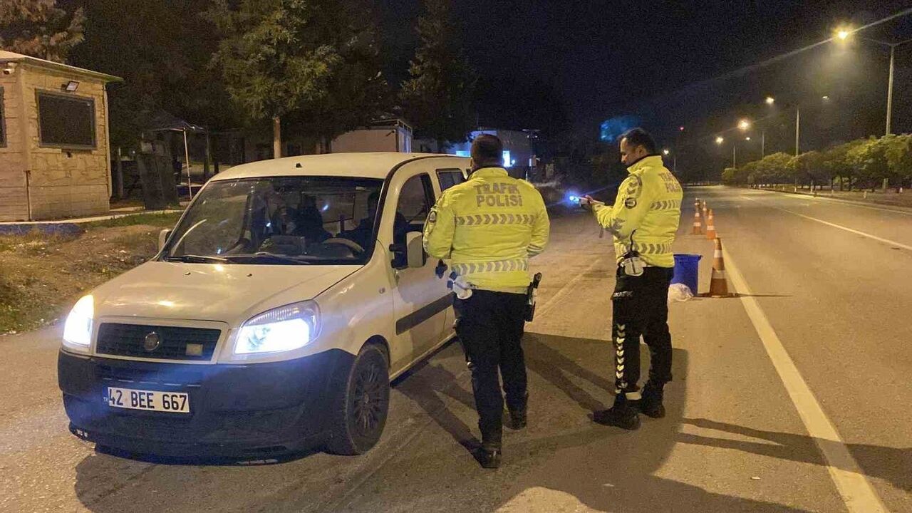 Burdur’da Alkollü Araç Kullanımına Cezai İşlem