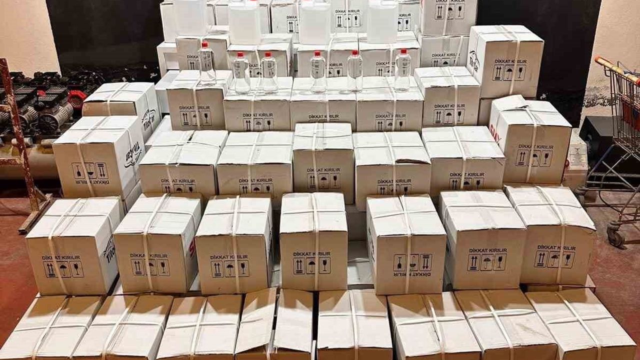Bursa'da 1200 Litre Etil Alkol Ele Geçirildi