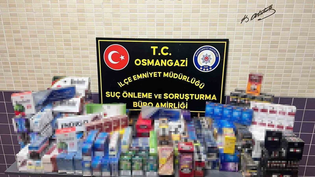 Bursa'da Kaçak Sigara Operasyonu