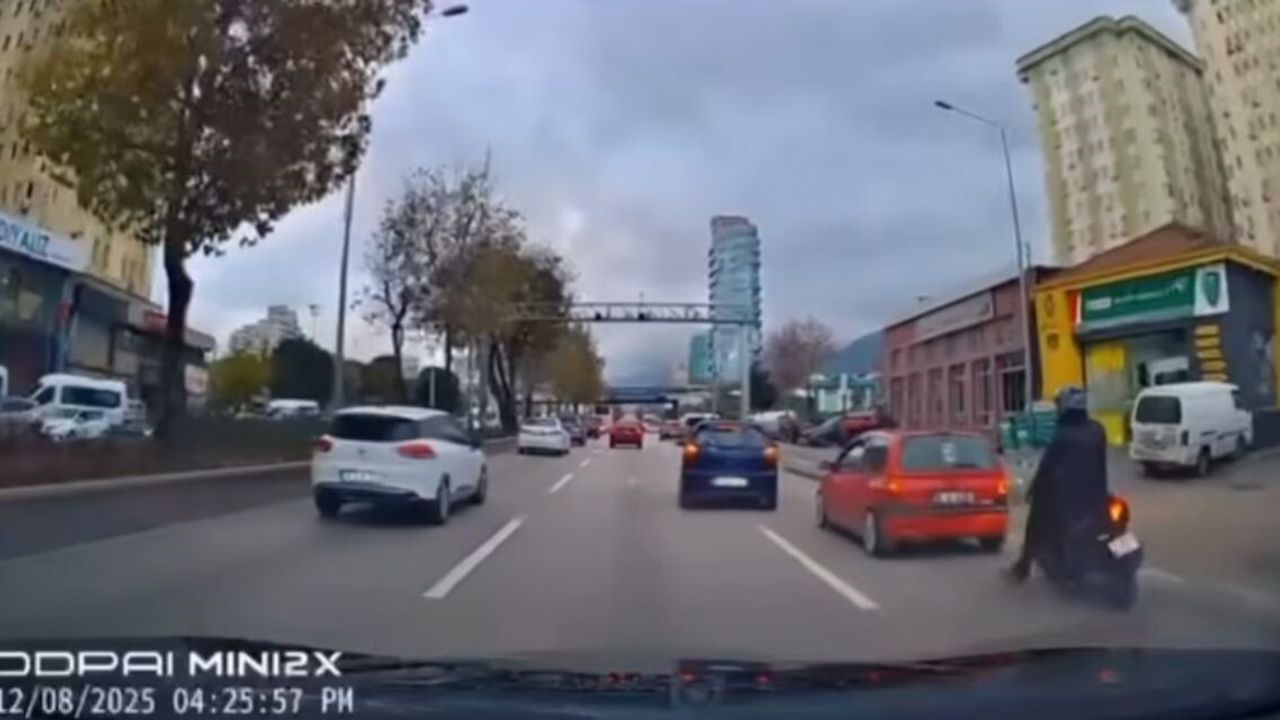 Bursa'da Motosiklet Kazası