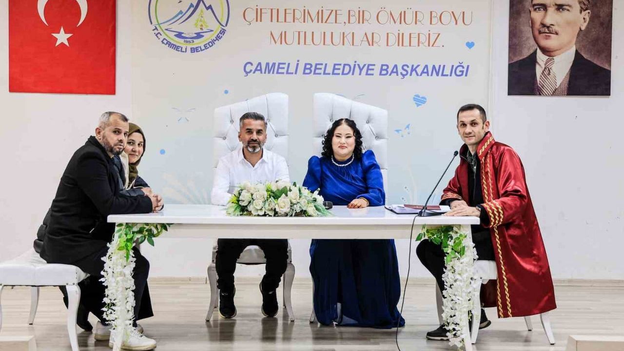 Çameli'de 2025 Yılının Son Nikâhı Kıyıldı